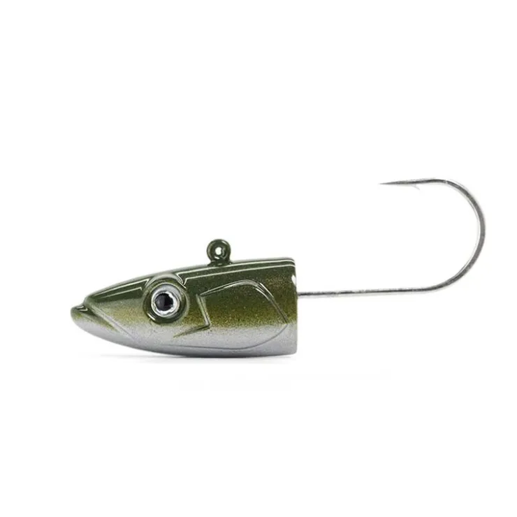 FIIISH Leurres|Pêche Aux Leurres-2 Têtes plombée pour leurre souple Crazy Sand Eel 100 X-Deep 25g