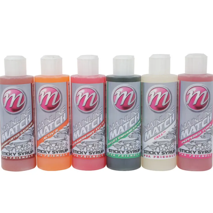 MAINLINE Appâts / Amorces-Additif liquide coup match sticky syrup peppered tuna 250ml