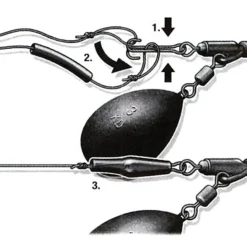 KORDA Acc.Montages/Hameçons-Agrafes pour sacs solubles carpe stik klip (x20)