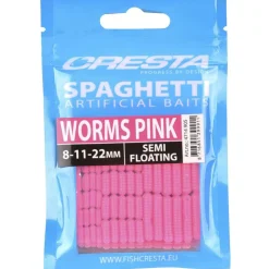 CRESTA Appâts / Amorces-Appâts Artificiels Spaghetti Worms (x8)