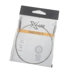 X-LINE Découverte Pêche Du Carnassier|Hameçons Et Montages-Bas de ligne acier monté carnassier power steel 19 brins spécial leurres 12cm (x3)