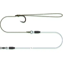 MADCAT Acc. Montage / Hameçons-Bas de Ligne Combi Pellet Rig 70cm 0.95mm 84kg n°3/0