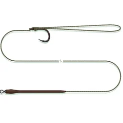 MADCAT Acc. Montage / Hameçons-Bas de Ligne Standard Pellet Rig 65cm 0.95mm 84kg n°2/0