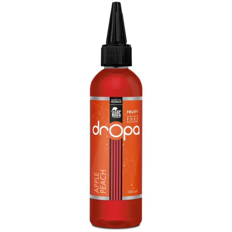 CAP RIVER Appâts Et Fabrication-Booster Dropa Pomme Pêche 100ml