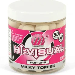MAINLINE Appâts Et Fabrication-Bouillettes flottantes carpe hi-visual pop ups milky toffee 15mm