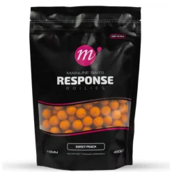 MAINLINE Appâts Et Fabrication-Bouillettes Response Sweet Peach 15 mm 450 g
