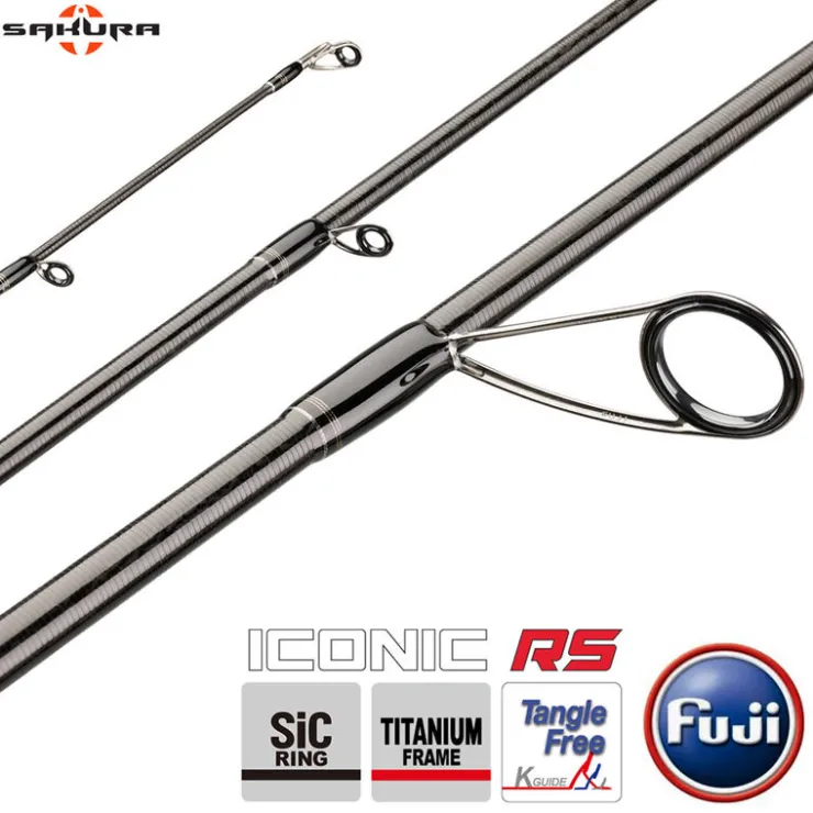 SAKURA Cannes-Canne Spinning Iconic RS Spinning ICRSS 802 ML+ Distance Finesse 2.44m, 5-14g