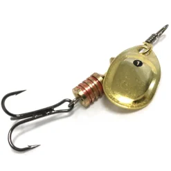 BZONE Leurres À Truite|Découverte Pêche Du Carnassier-Cuillère Tournante Runner Spin Gold