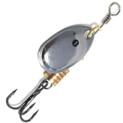 BZONE Leurres À Truite|Découverte Pêche Du Carnassier-Cuillère Tournante Runner Spin Silver