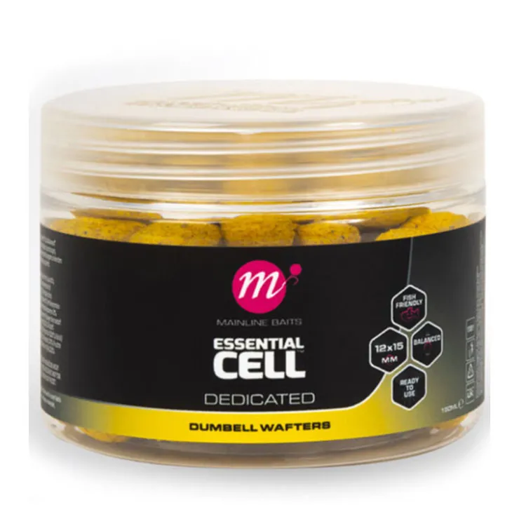 MAINLINE Appâts Et Fabrication-Dumbells Wafters Essential Cell 12x15mm