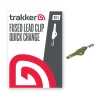 TRAKKER Acc.Montages/Hameçons-Emerillon clip plomb Fused Lead clip (Quick Change)