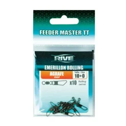 RIVE Acc. De Montage Feeder-Emerillon Rolling Agrafe - Taille 10 (x10)
