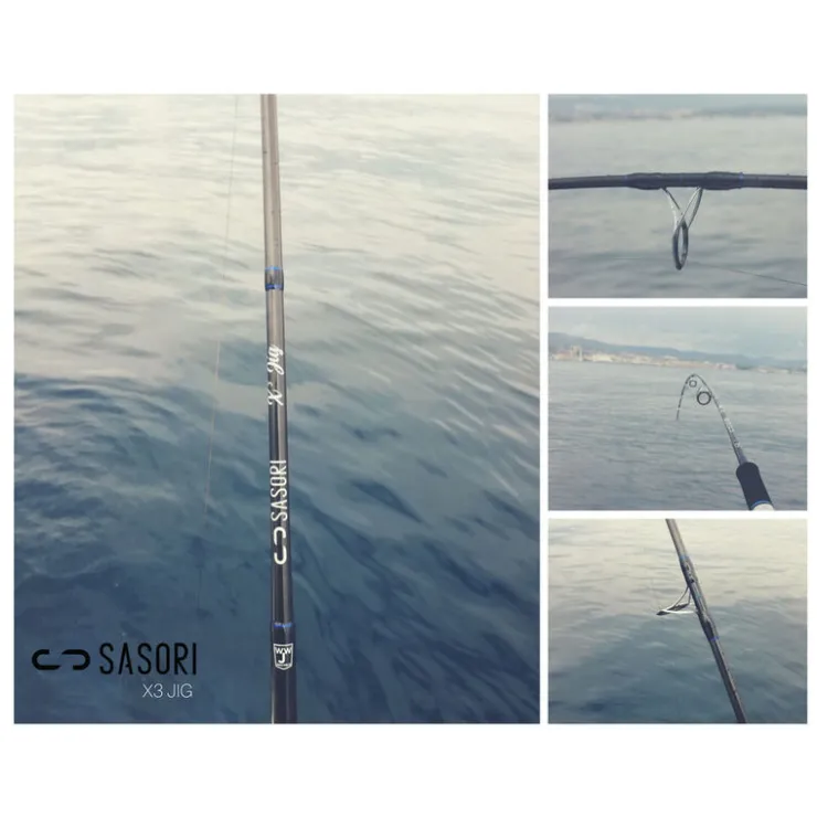 SASORI Packs Et Ensembles-Ensemble jigging canne X3 Jig + moulinet Trail 6000