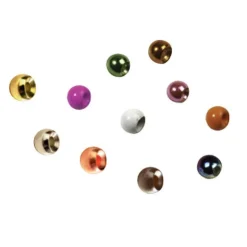 JMC Fly Tying-Fly tying billes laiton  (x25) 2,4 mm