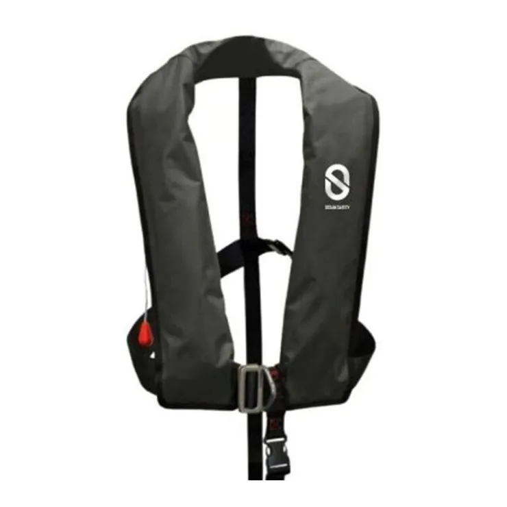 OCEAN SAFETY Équipements-Gilet Gonflable XH Auto avec harnais noir