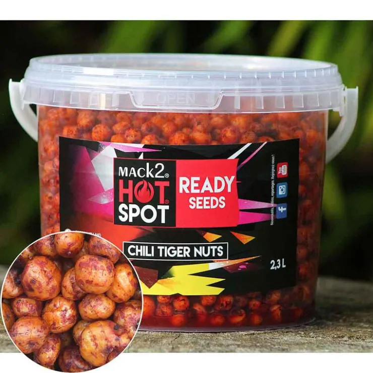 MACK2 Découverte Pêche À La Carpe|Appâts Et Fabrication-Graine cuite carpe ready made chili tiger nuts 2.3l