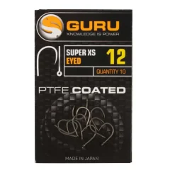 GURU Hameçons / Bas De Ligne Feeder-Hameçon à oeillet sans ardillon super xs barbless (x10)