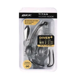 BKK Hameçons Et Montages-Hameçon Texan Titant Diver+ (x2)