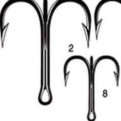 VMC Lignes Et Accessoires De Montage|Hameçons Et Montages-Hameçon triple carnassier 8540bk (x10)