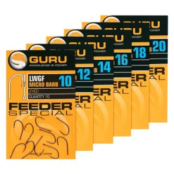 GURU Hameçons / Bas De Ligne Feeder-Hameçons F1 Eyed LWG FEEDER