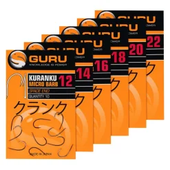 GURU Hameçons / Bas De Ligne Feeder-Hameçons Kuranku barbed/spade End (x6)