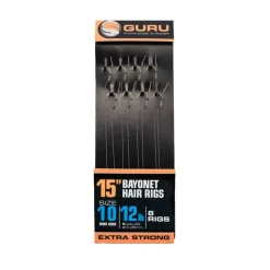 GURU Hameçons / Bas De Ligne Feeder-Hameçons montés coup bayonets ready rig 38cm (x8)