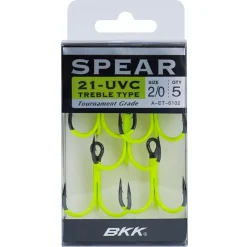 BKK Hameçons Et Montages-Hameçons Triples Spear 21 UVC