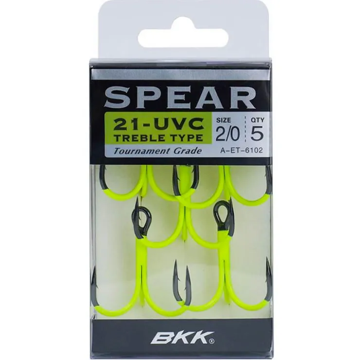BKK Hameçons Et Montages-Hameçons Triples Spear 21 UVC