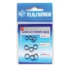 FLASHMER Montages / Hameçons-Kit Anneaux Brisés Inox N°6-7-8 X10