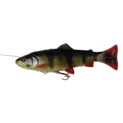 SAVAGE GEAR Leurres-Leurre Souple Shad 4D Line Thru Pulse Tail Trout 20cm, 102g