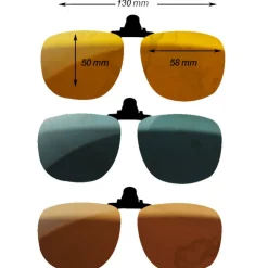JMC Lunettes|Lunettes-Lunettes polarisantes clip relevable f1 polarflite