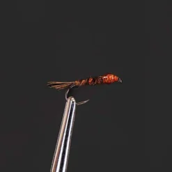 SILVER STONE Mouches-Nymphes Pheasant Tail Tête Orange H16 (x3)