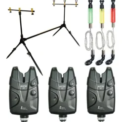 TEAM CARPFISHING Supports Cannes|Détection-Pack carpe rod pod et détection buster 3 cannes