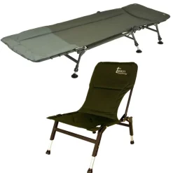 TEAM CARPFISHING Découverte Pêche À La Carpe|Packs-Pack confort carpe bedchair process + level premium