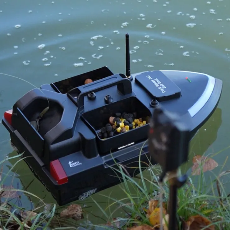 TEAM CARPFISHING Packs-Pack Dark Water NG Boat + Batterie 12000 mAh + SAC