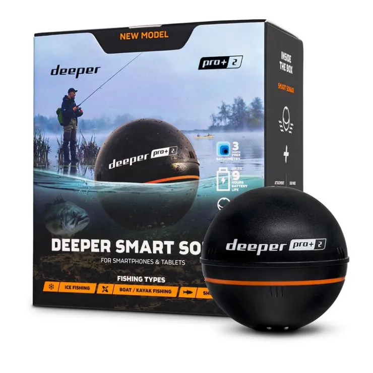 DEEPER Packs-Pack Pro +2 + Amplificateur Wifi Pour Bateau Amorceur