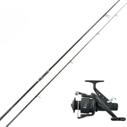 TEAM CARPFISHING Découverte Pêche À La Carpe|Packs-Pack pêche carpe 3 cannes + 3 moulinets débrayables + fourreau