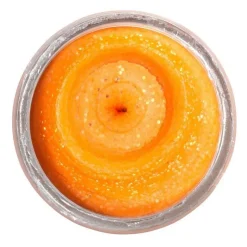 BERKLEY Appâts À Truite-Pâte à Truite Arôme Crustacé PowerBait  Natural Glitter Trout Dough Orange Glitter