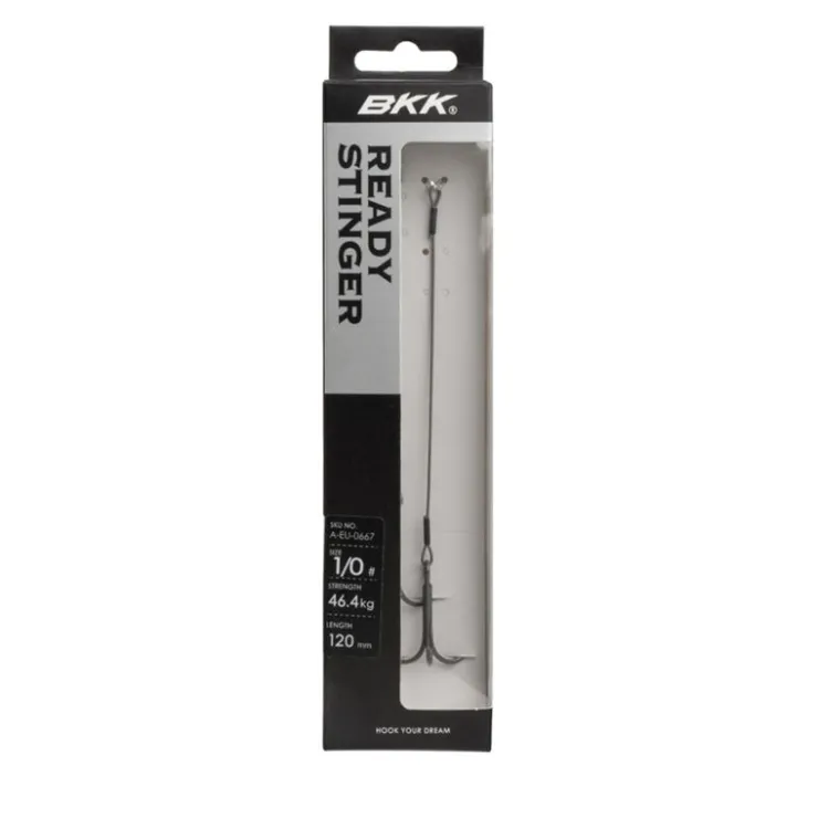 BKK Hameçons Et Montages-Stinger acier Spear Stinger 7x7 Wire Taille #8 (x2)