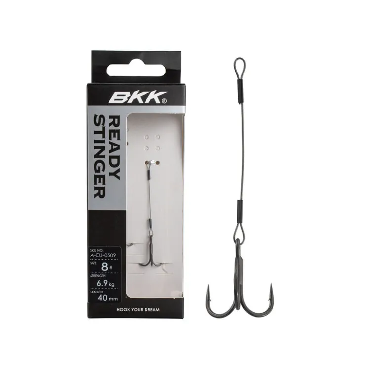 BKK Hameçons Et Montages-Stinger acier Spear Stinger 7x7 Wire Taille #6 (x2)