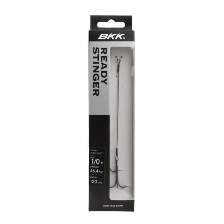 BKK Hameçons Et Montages-Stinger acier Spear Stinger 7x7 Wire Taille #6 (x2)