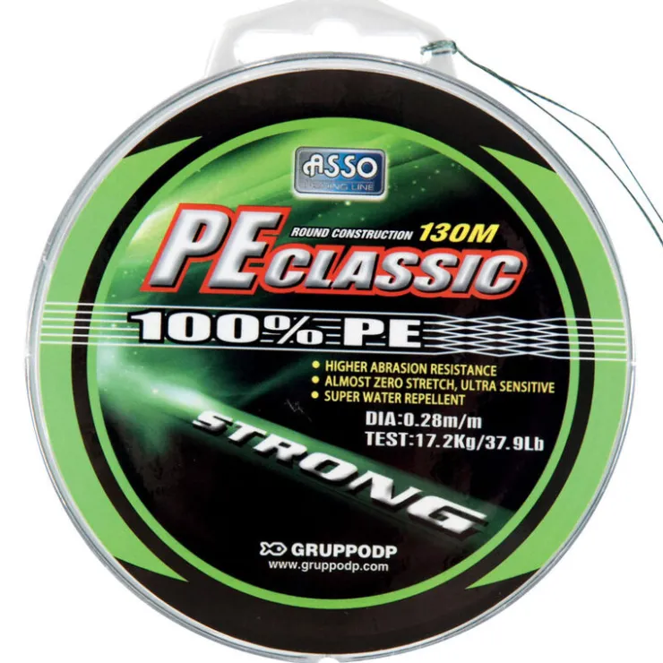 ASSO Tresses, Nylons, Fluorocarbones-Tresse Mer Pe Classic - 130m