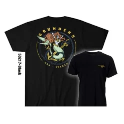 GRUNDENS Vêtements-T-shirt Mermaid SS Black