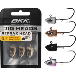 BKK Têtes Plombées-Tête Plombée Refrax Jig 7g taille #1/0 (x3)