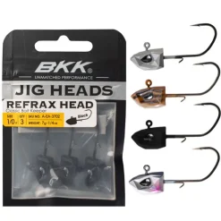 BKK Têtes Plombées-Tête Plombée Refrax Jig 5.3g taille #5/0 (x3)