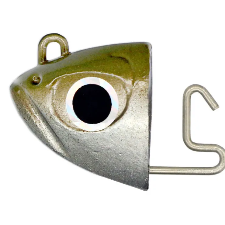 FIIISH Pêche Aux Leurres|Leurres À Truite-Tête plombee black minnow 70 shore 3g (x2)