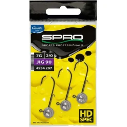SPRO Têtes Plombées-Têtes Plombées Round Jighead HD 90 H1/0 (x3)