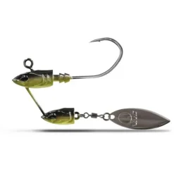 VMC Têtes Plombées-Têtes Plombées Underspin Twin Jig Green (x2)
